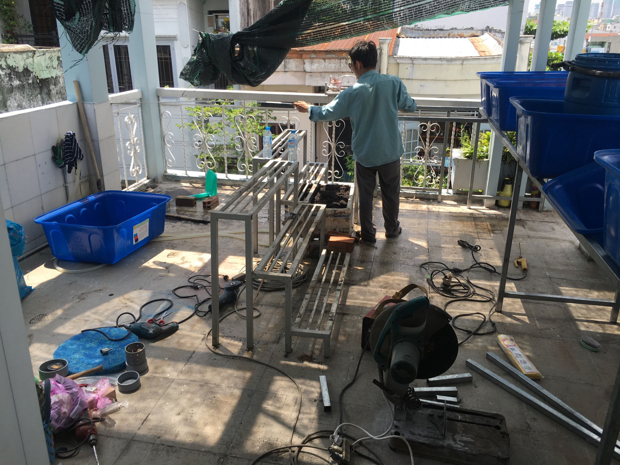 Lắp đặt hệ thống trồng rau thủy canh tại nhà