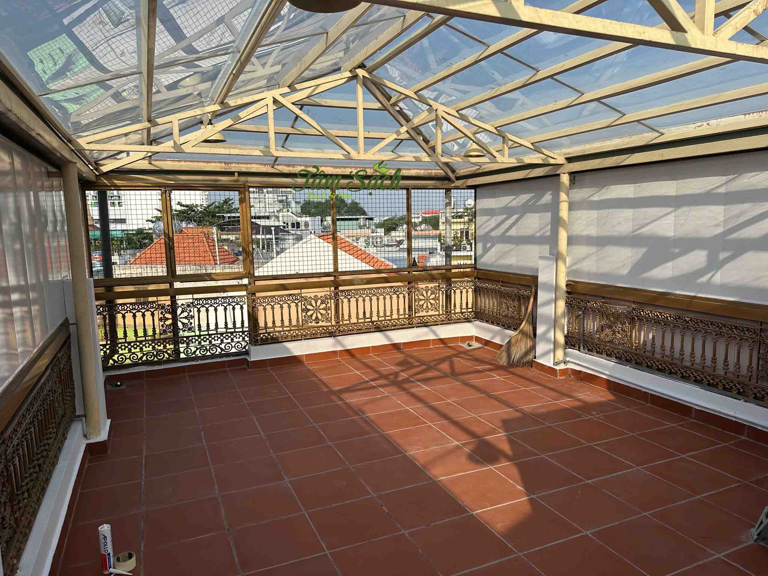 hiện trạng sân thương 20m2